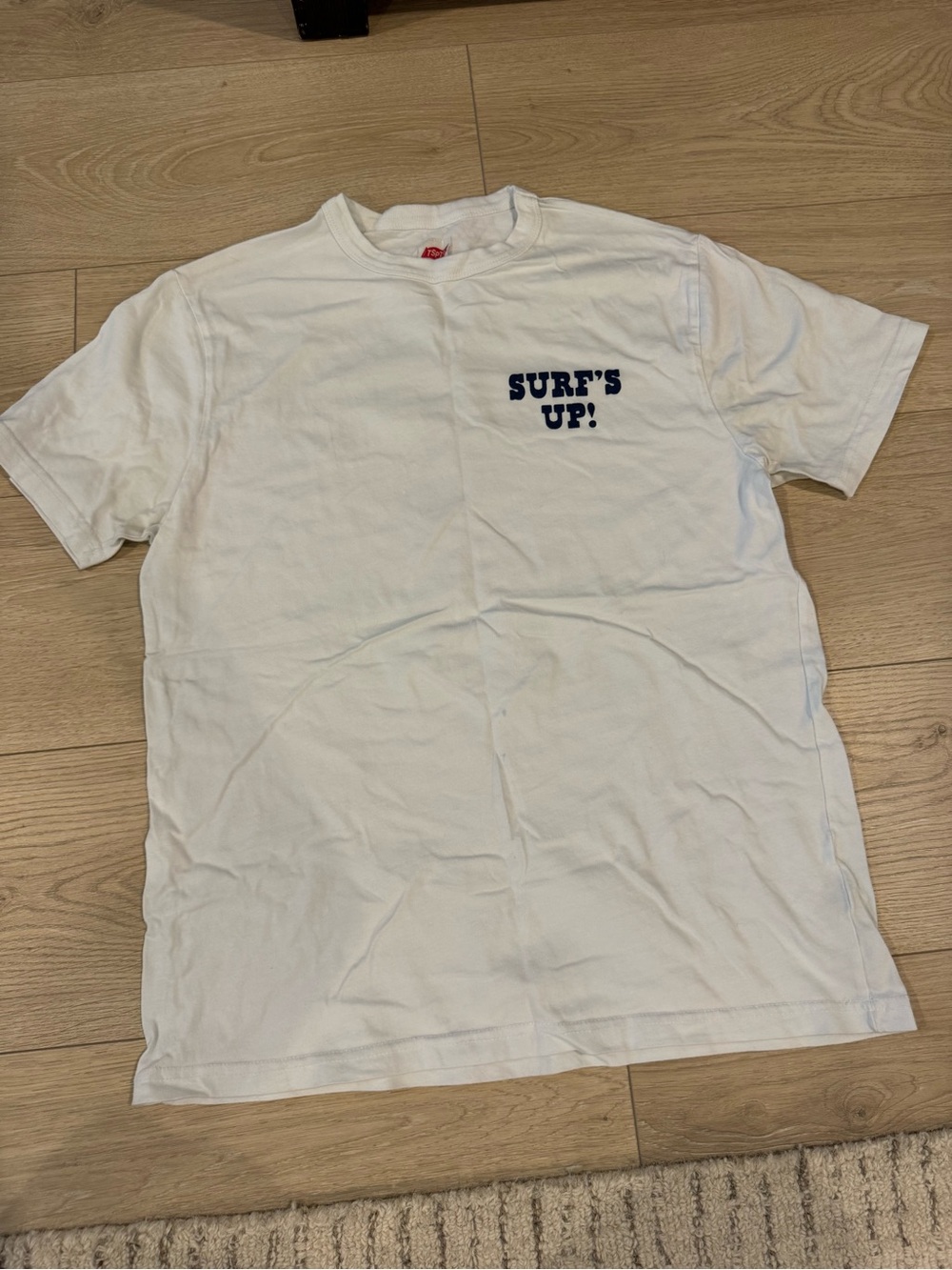 Surf's Up! White Short-Sleeve Graphic Tee